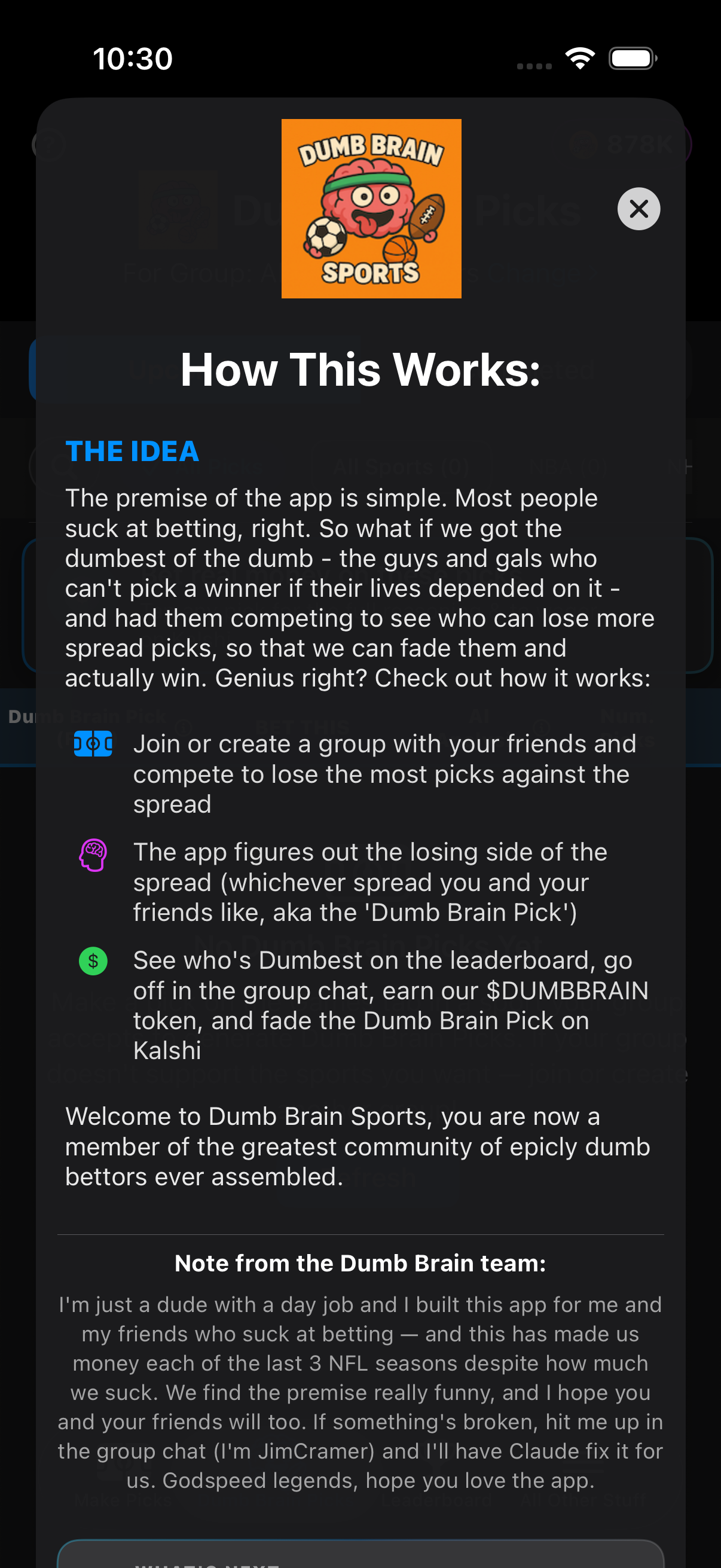 How it works walkthrough screen